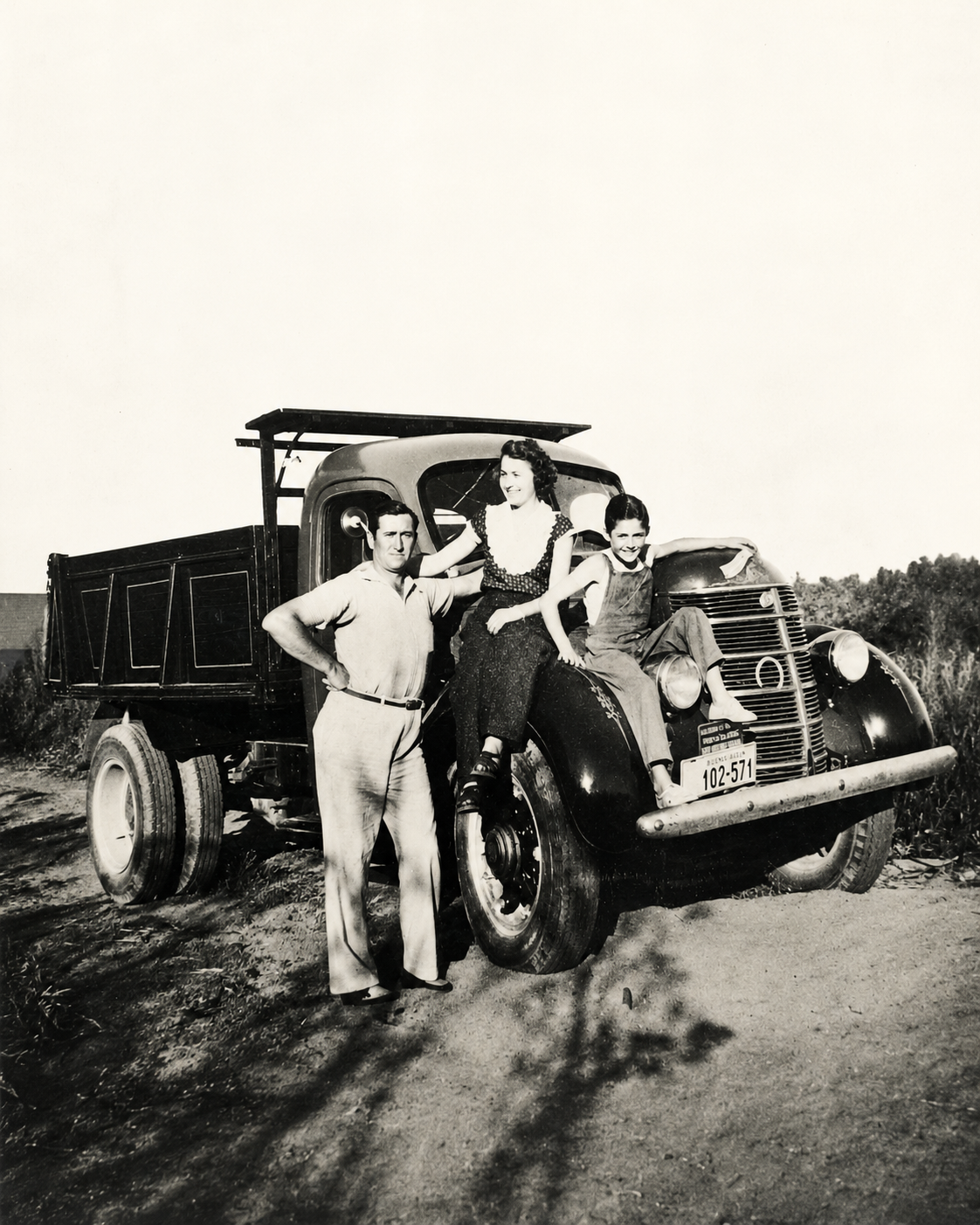 Casa Brea, 1950s: La familia al volante